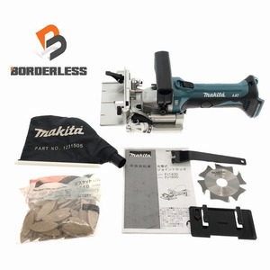 ☆比較的綺麗です☆makita マキタ 18V 充電式ジョイントカッタ PJ180D ビスケットカッタ ビスケット付き 89481