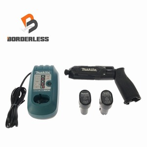 ☆中古品☆makita マキタ 7.2V 充電式ペンインパクトドライバー TD022D バッテリ2個(1.0Ah 1.5Ah)) 充電器(DC07SA)付 コードレス 89541