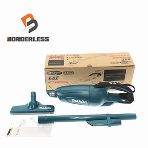 ☆未使用品☆ makita マキタ 18V 充電式クリーナー CL181FDZ 本体+パーツ+アタッチメント 青/ブルー 清掃 掃除 集じん/集塵 89665