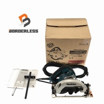 ☆未使用 保管品☆makita マキタ 165mm 電気丸ノコ HS6301 青 切断機 木材加工 電動工具 89253_画像1