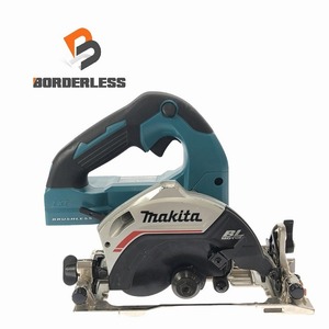 ☆比較的綺麗☆makita マキタ 14.4V 125mm 充電式マルノコ HS472D 青 本体のみ コードレス 丸ノコ 丸のこ 丸鋸 木工用 切断機 89079