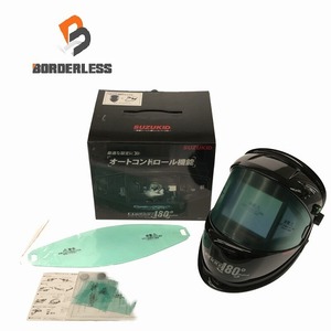 ☆未使用品☆ SUZUKIDスズキッド 自動遮光溶接面 アイボーグ180°デジタル EB-300PWDH ヘルメット取付アダプター付き ※コメント 90203