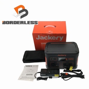 * unused goods *Jackeryjakli portable power supply 708 PTB071 708Wh/500W 31.9Ah 22.2V outdoor camp 90739