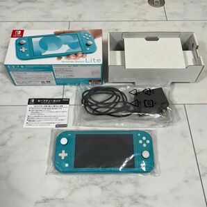 【完動品・欠品無し】Nintendo Switch Lite ターコイズ 充電器付 箱付 任天堂 スイッチライト