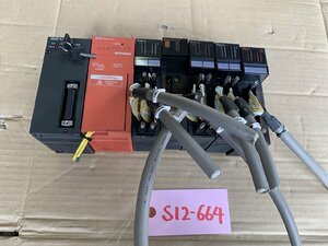 【中古】三菱電機製シーケンサ(7個セット）A1SHCPU,A1S61PN,A1SX42,A1SJ71UC24-R2,A1SY42P,A1SX42,A1SY41