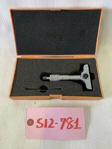 【中古】ミツトヨ　デプスマイクロメーター　DMS60-25(128-101)