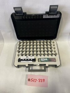 【中古】新潟精機　鋼ピンゲージセット　AA-2B サイズ2.500~3.000mm 0.010トビ