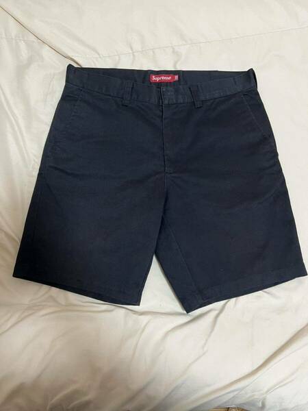 supreme シュプリーム ハーフパンツ ショートパンツ ショーツ チノショーツ ブラック Work Shorts 黒 サイズ32