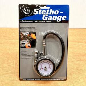 *STETHO air gauge Raver hose type tire empty atmospheric pressure { prompt decision * free shipping }