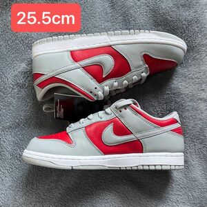 Nike Dunk Low Varsity Red and Silver