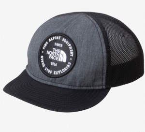 THE NORTH FACE(ザ・ノース・フェイス) K MESSAGE MESH CAP(キッズ メッセージメッシュキャップ) KL ミックスグレー(Z) NNJ02406