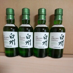  Suntory single malt whisky white .NV Mini bottle 180ml 4 pcs set 