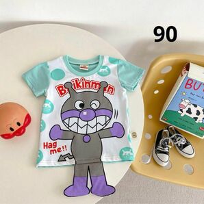 【新品】アンパンマン　子供　半袖　Tシャツ　90 