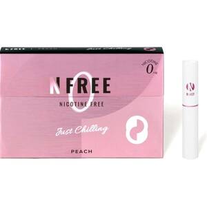 [Бесплатная доставка] NFREE NFRE PEACH 10 BOX IQOS COMPATIBLE MACHINE Nicotine Zero Электронная сигарета