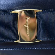 Salvatore Ferragamo サルヴァトーレ フェラガモ ヴァラ リボン チェーンショルダー 3WAY 14054 レディース ショルダーバッグ_画像9