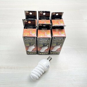 (6 piece set )EFD15EL/10/E17H2 lamp shape fluorescent lamp 60 shape lamp color E17 clasp Panasonic (Panasonic) [ unused breaking the seal goods ] #K0044465