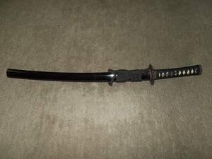 古い刀 太刀 模造刀 居合刀 日本刀 全長70cm 重さ770g 鉄鍔 柄/鮫皮 