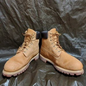 ∞琉球米軍∞米軍放出品Timberland ティンバーランド ブーツ29.5cmベージュ系