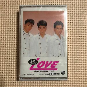  Shonentai . печать LOVE+ караоке [ фото карта 3 листов ввод ] записано в Японии одиночный кассетная лента [ нераспечатанный новый товар ]^