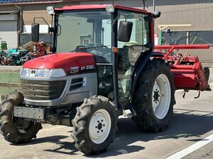 Yanmar Power steering Tractor 4WD 逆転PTO 水平 バックアップ EF330. 30馬力。使用626hours