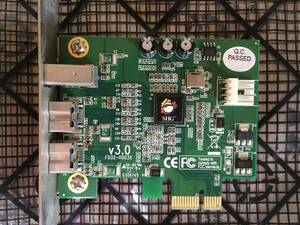 SIIG FIREWIRE 800/400 PCIE TI chip installing used 