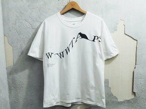 WTAPS XENOX TEE Tシャツ ウェーブ ロゴ 白 ホワイト WHITE 02 M ダブルタップス 19SS F