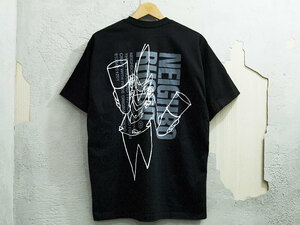 美品 NEIGHBORHOOD Futura Laboratories HOMESPRAY FL-007 CREWNECK SS.CO Tシャツ 22AW フューチュラ ネイバーフッド ブラック 黒 S F