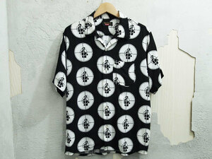 Supreme UNDERCOVER Public Enemy Rayon Shirt レーヨンシャツ パブリックエネミー アンダーカバー シュプリーム S 黒 ブラック Black F