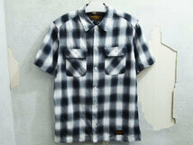 NEIGHBORHOOD B&C / C-SHIRT SS 半袖 オンブレチェック シャツ 20SS 黒 ブラック BLACK M ネイバーフッド F_画像1