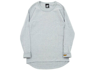 新品 SC SubCulture THERMAL LONGSLEEVE T-SHIRT サーマル ロングスリーブ Tシャツ カットソー グレー 灰 2 M サブカルチャー F