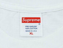 美品 XL サイズ Supreme KAWS Chalk Logo Tee Tシャツ カウズ チョークロゴ Box ボックスロゴ 白 ホワイト White シュプリーム F_画像3