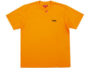24SS 新品 XL 定価9900円 Supreme Washed Tag S/S Top Tシャツ Tee タギング ロゴ Orange オレンジ シュプリーム F