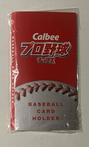 【未開封】カルビー 2024 プロ野球チップス（赤）　カードホルダー