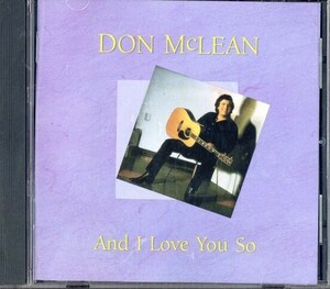 即決・送料無料(2点で)◆ドン・マクリーン Don McLean◆And I love you so◆キャッスル・イン・ザ・エア◆(b2745)