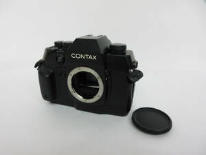 (1-1)【良品】【シャッター・露出計OK】コンタックス CONTAX AX ボディ 008834