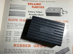 ★NOS Harley 純正 Plastic Kicker Pedal 1945-1946★knucklehead ナックルヘッド パン WL UL