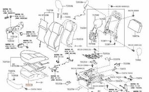 セパレートタイプフロントシートクッションパッドＲＨのみ ハリアーハイブリッド用 トヨタ純正部品 新品未使用 　【CP0906】(9240)