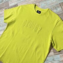 STUSSY ステューシー Tシャツ センター 刺繍ロゴ ビッグシルエット L_画像2