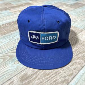 希少 FORD フォード トラック 帽子 トラッカーキャップ ワッペン刺繍 アメ車 ブルー