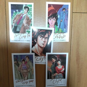 シティーハンター POP UP STORE チェキ風ステッカー　北条司展　墓場の画廊　cityhunter シティハンター　天使の涙　エンジェルダスト