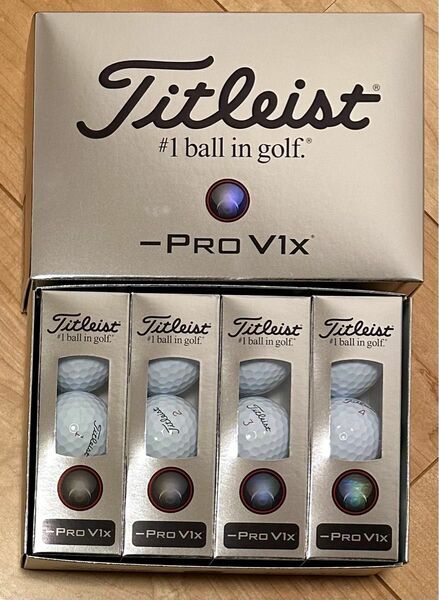 タイトリスト ゴルフボール プロ V1x レフトダッシュ TITLEIST PRO V1x LEFT DASH 1ダース