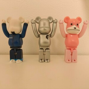 {*3 body set * records out of production goods *}BE@RBRICK 3pack set PHASE0.2 motclub903 departure . ground Bearbrick 2003 year MEDICOM TOYmeti com toy 100% doll 