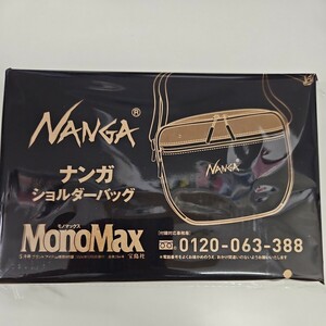 MonoMax appendix NANGA shoulder bag naan ga12 pocket mono Max box equipped ②