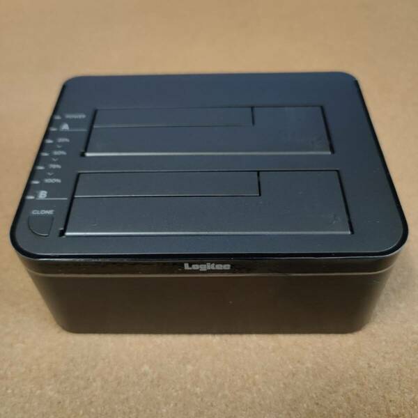 ロジテック LHR-2BDPU3ES HDD 2ベイ エラースキップ機能搭載 コピースタンド