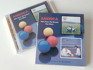 【07年リマスター2CD】AMERICA / View From The Ground/Your Move 2CD BGO RECORDS UK BGOCD773 アメリカ,82/83年作収録,スリップケース入