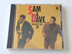サム＆デイヴ SAM & DAVE / Greatest Hits 20 日本盤CD 20DN-75 89年盤,Soul Man,I Thank You,Dock Of The Bay,Gimme Some Lovin',