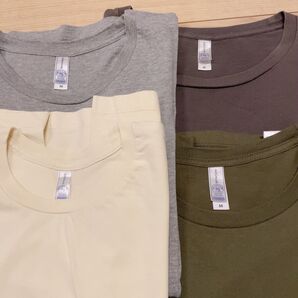 【maximum】マキシマム Tシャツ 七分袖 無地 4枚組 古着