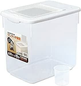  sun ko- plastic made in Japan rice chest . rice case 10Kg type measure cup attaching ho wai