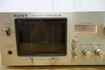 SONY VT-M5 AUDIOSCOPE TV TUNER 1977年製 通電可 ソニー オーディオスコープ テレビチューナー 中古 ジャンク品 1 管理ZI-100_画像2