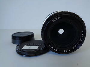 Nikon NIKKOR 28mm 1:3.5 1820896 カメラレンズ 中古品 管理ZI-LP-6